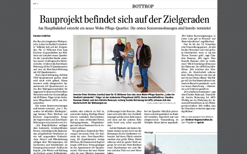 Wohnprojekt Lehmkuhle auf der Zielgeraden